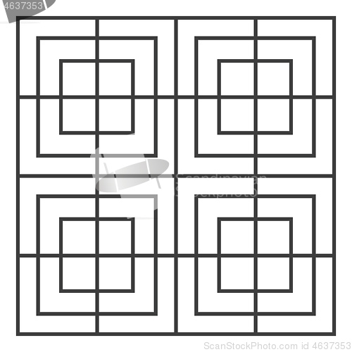 Image of Squares vector or color illustration