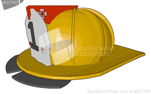 Image of Safety Helmet Picture vector or color illustration