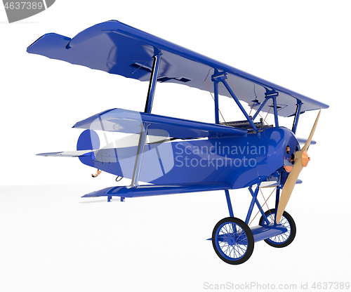 Image of A toy plane toy vector or color illustration