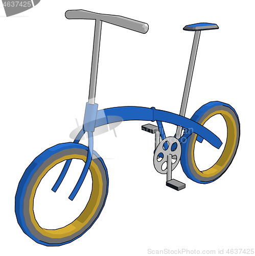 Image of Ecofriendly modern cost effective Bicycle vector or color illust