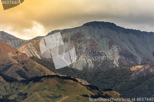 Image of mountain view in New Zealand