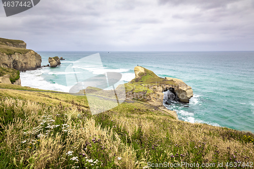 Image of Tunnel Beach New Zealand