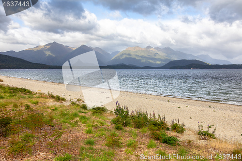 Image of scenery at Lake Te Anau, New Zealand