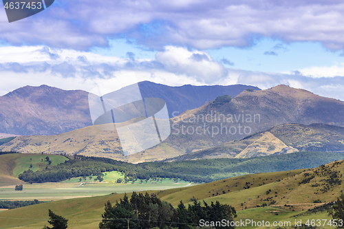 Image of Landscape scenery in south New Zealand