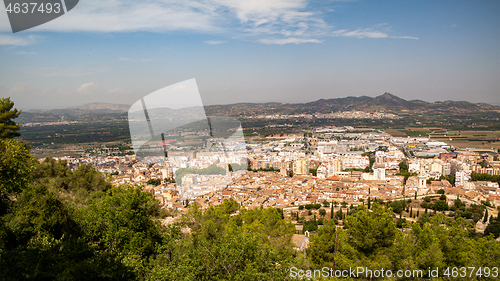 Image of view over xativa
