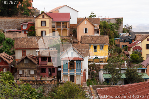 Image of central Antananarivo, Tana, capital of Madagascar