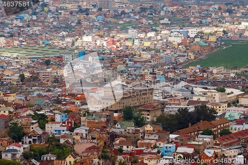 Image of central Antananarivo cityscape, Tana, capital of Madagascar