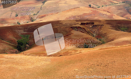 Image of Madagascar countryside highland landscape