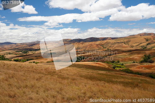 Image of Madagascar countryside highland landscape