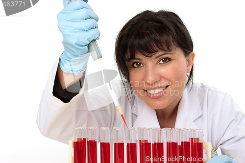 Image of Smiling biologist scientist