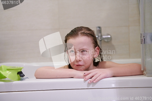 Image of little girl with snorkel goggles