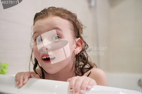 Image of little girl with snorkel goggles