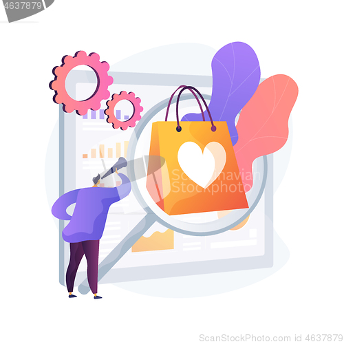 Image of Market research studies abstract concept vector illustration.