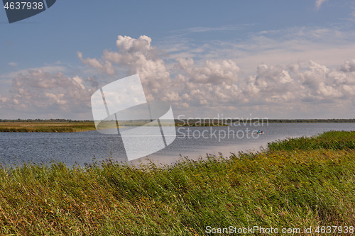 Image of Peaceful Liepaja Lake in summer