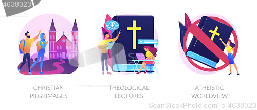 Image of Religion vector concept metaphors