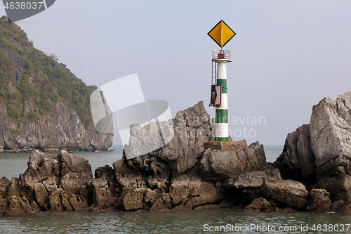 Image of Lighthouse in Ha Long bay, Vietnam