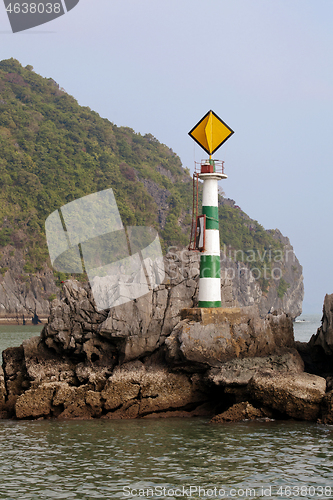 Image of Lighthouse in Ha Long bay, Vietnam