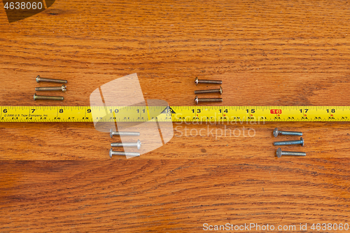 Image of Screws and Tape Measure