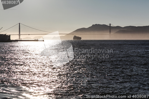 Image of Golden Gate Bridge Silhouette