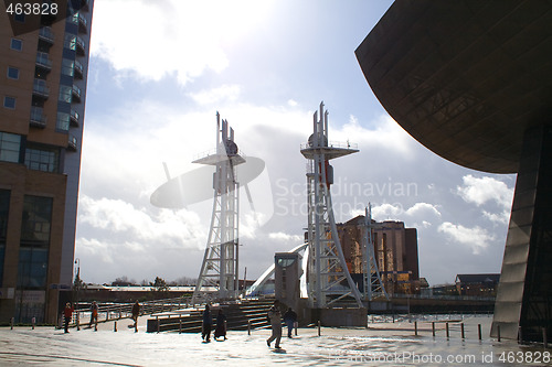 Image of Futuristic brigde, Lowry, Manchester