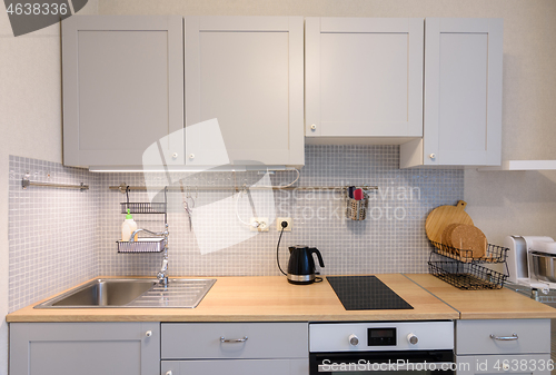 Image of Classic kitchen with built in a appliances