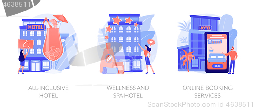 Image of Luxury hotels abstract metaphors