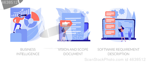 Image of Business analysis vector concept metaphors