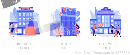 Image of Modern accommodation abstract metaphors