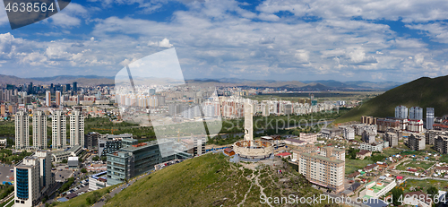 Image of Panorama view of Ulaanbaatar Mongolia