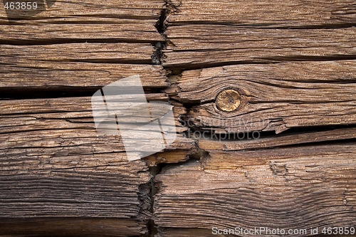 Image of Old wooden wall