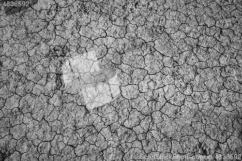 Image of Dry cracked soil during drought 