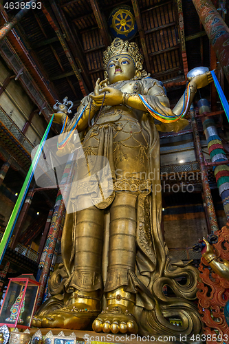 Image of Buddha Statue in monastery