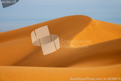 Image of Big sand dune in Sahara desert