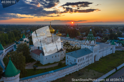 Image of Ipatievsky Monastery in Kostroma sunset