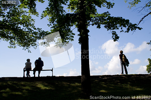 Image of Couple on bench