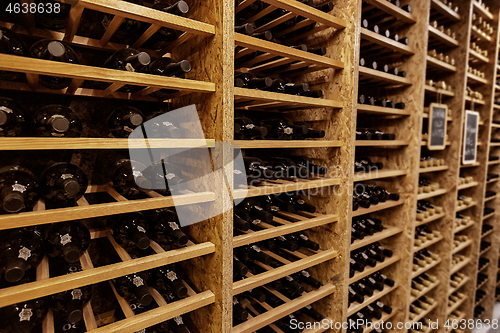 Image of Bottles with wine