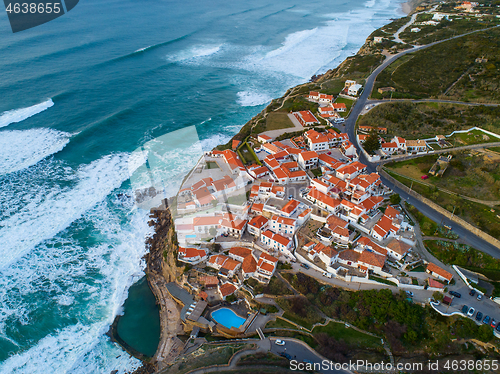 Image of Coastal town Azenhas do Mar in Portugal