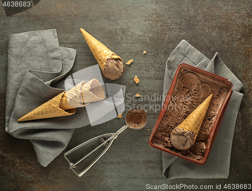 Image of Chocolate ice cream