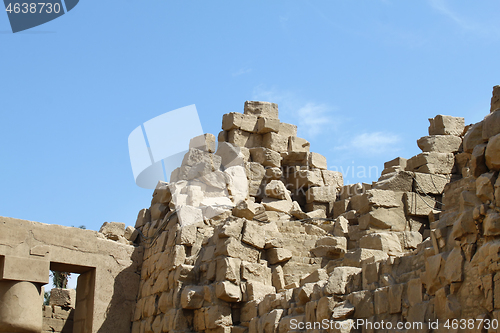 Image of Ancient ruins of Karnak Temple in Luxor, Egypt