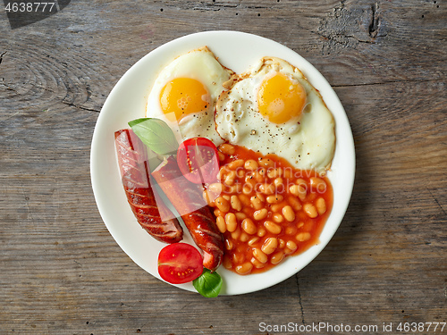 Image of plate of english breakfast