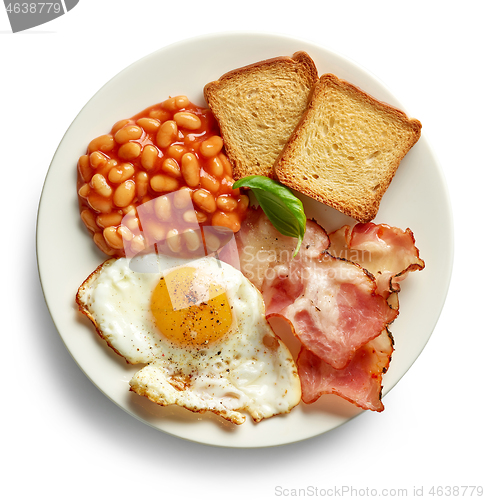 Image of plate of english breakfast