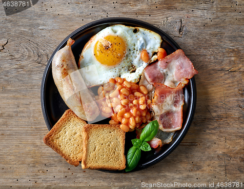 Image of plate of english breakfast