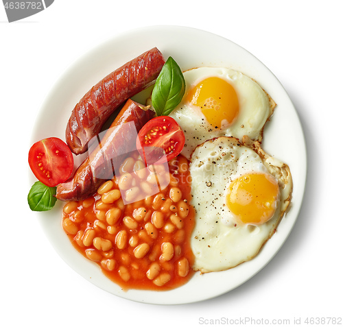 Image of plate of english breakfast