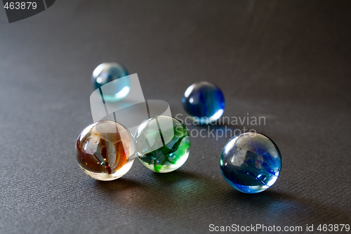 Image of Colourful marbles