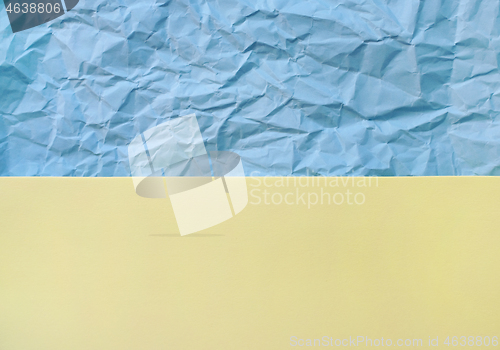 Image of crumpled and smooth paper