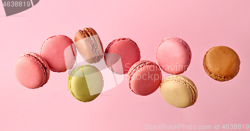 Image of various colorful macaroons