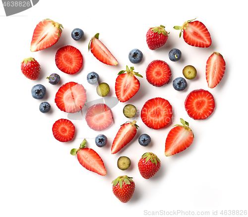 Image of heart shaped fruits