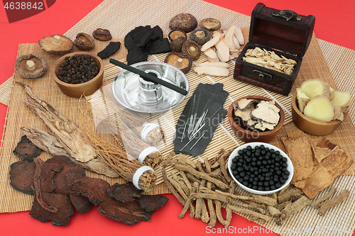 Image of Traditional Chinese Herbal Medicine  