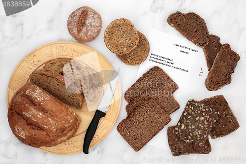 Image of Low GI Bread Selection for Diabetics