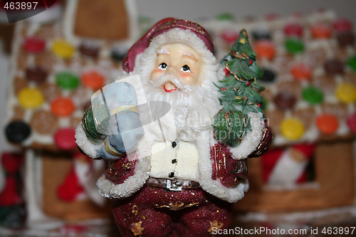 Image of Santa Claus with presents